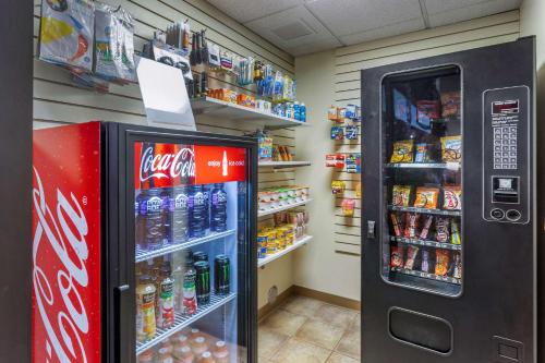 a cocacola soda machine in a grocery store with at Comfort Inn & Suites Branson Meadows in Branson