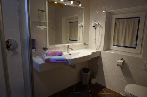 Kúpeľňa v ubytovaní Haus Senoner