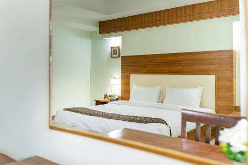 Katil atau katil-katil dalam bilik di Sirin Hotel & Resident