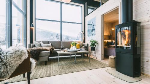 Χώρος καθιστικού στο Topcamp Hallingdal - Ål