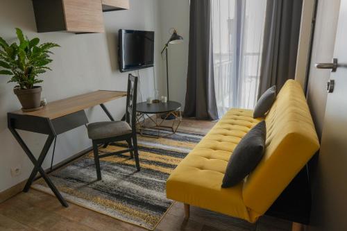 Posezení v ubytování Moon Hostel Poznań