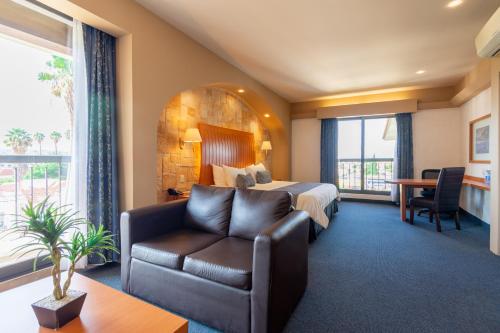 Posezení v ubytování Hotel Flamingo Inn