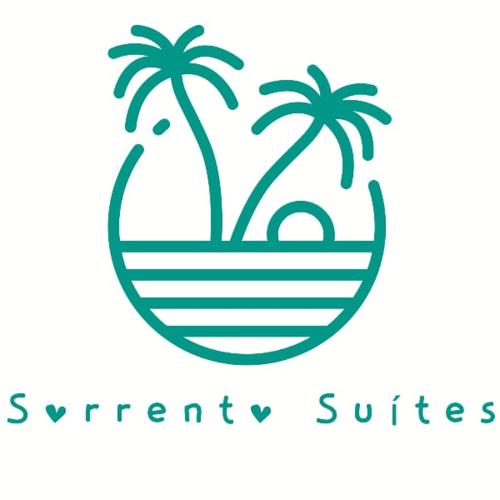 two palm trees in a basket logo at Sorrento Suítes Maragogi a 3 min da Orla in Maragogi