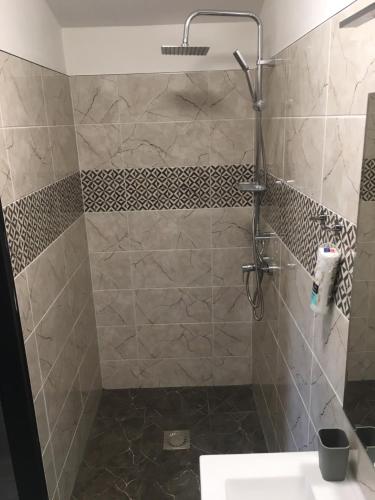 Koupelna v ubytování Apartmány LUKA - Hořejší Vrchlabí