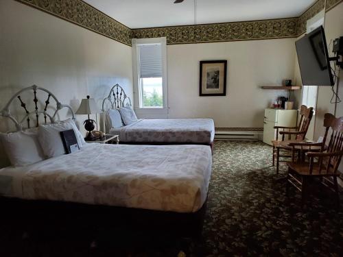 Cama o camas de una habitación en Manresa Castle