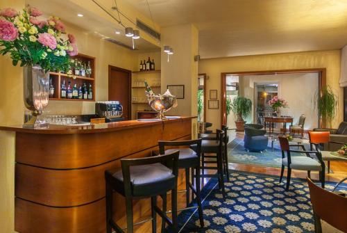 The lounge or bar area at Hotel Rossini Al Teatro