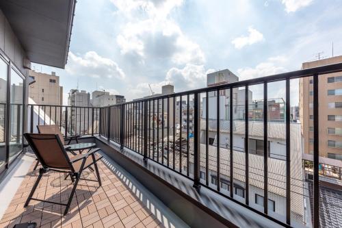 Balkón nebo terasa v ubytování Hotel GOCO stay Kyoto Shijo Kawaramachi