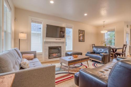 Zona de estar de Oceans Treasure - Meredith Lodging