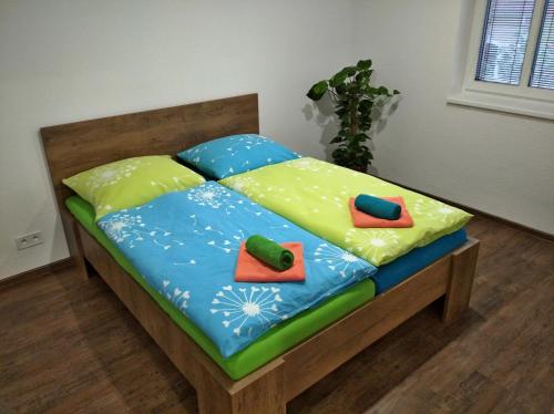Postel nebo postele na pokoji v ubytování Shiny Apartmán