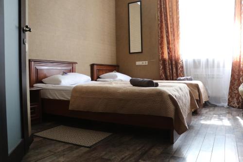 Katil atau katil-katil dalam bilik di Bogdanov Yar Hotel