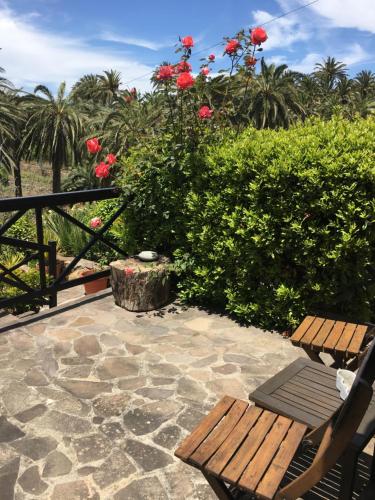Κήπος έξω από το Jardin Las Hayas