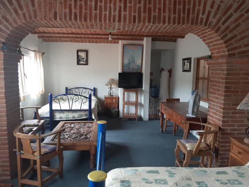 TV a/nebo společenská místnost v ubytování Casa Bertha