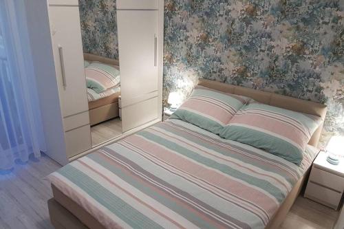 Postel nebo postele na pokoji v ubytování Komfortowy Nowoczesny Apartament Kustronia z Garażem Balkonem Wanną