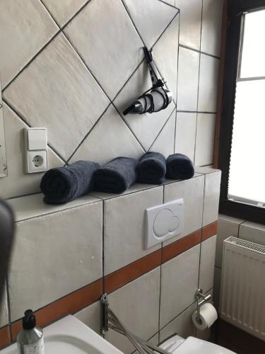 Ванная комната в Stilvolle Ferienwohnung im Herzen von Triberg