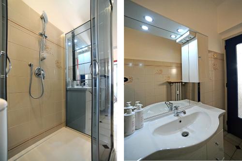 Et badeværelse på Appartamento con vista in zona Lingotto by Wonderful Italy