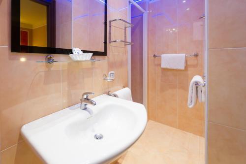 Koupelna v ubytování Boutique Hotel Puccini