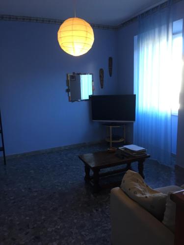 TV a/nebo společenská místnost v ubytování B&B La Peschiera