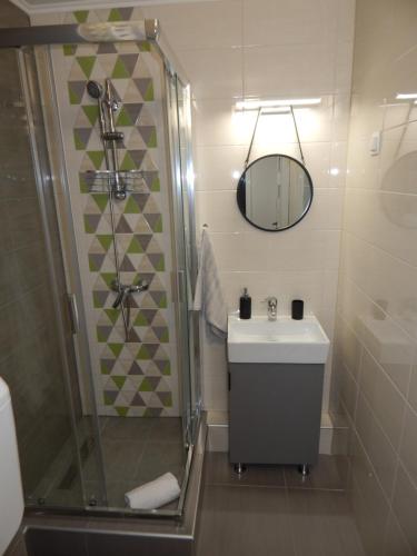 A bathroom at Pisztácia 2020 Apartman