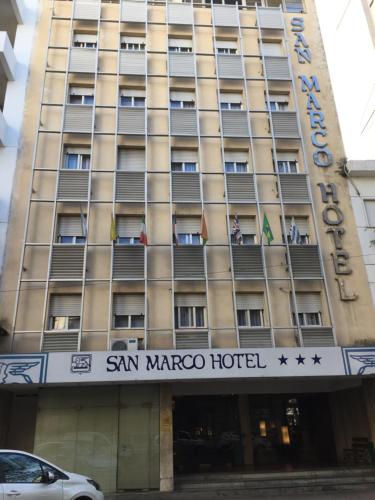 a view of the san marco hotel at San Marco Hotel in La Plata