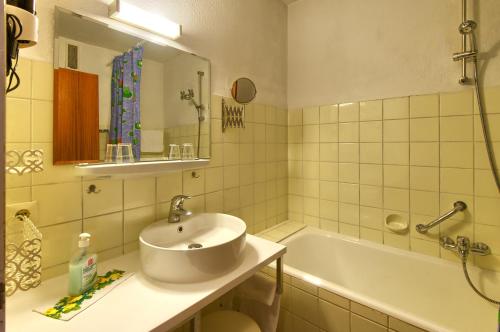 Koupelna v ubytování Hotel Bären