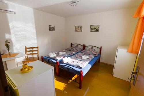 Cama o camas de una habitación en Apartmány Bowling Frýdlant