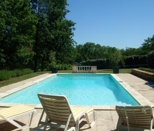 Swimming pool sa o malapit sa Le Domaine de La Millasserie