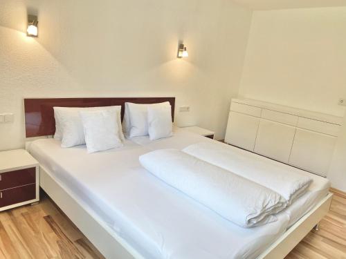 Appartement Grüner Fidelisにあるベッド