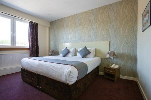 Beveridge Park Hotelにあるベッド