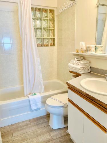 Ванная комната в Traveler's Motel Penticton