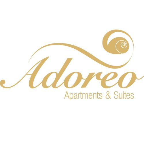 logo apartamentów i apartamentów typu suite laorena w obiekcie Adoreo Apartments & Suites w Lipsku
