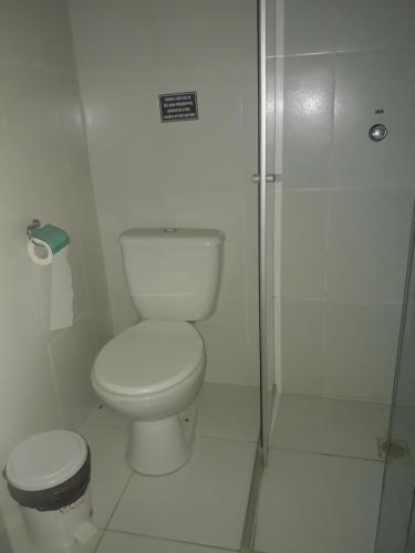Salle de bains dans l'établissement Pousada do Horto