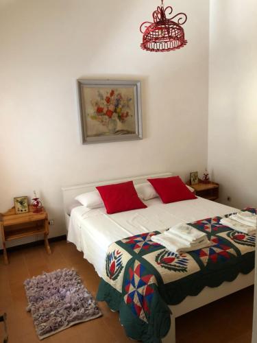 En eller flere senge i et værelse på Chalet dell'Orso