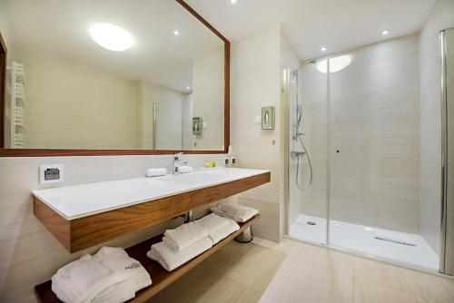 Koupelna v ubytování Hotel Arłamów