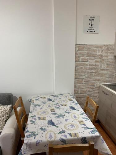 Χώρος καθιστικού στο AT HOME Mogliano come a casa ma in vacanza
