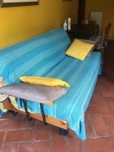 A bed or beds in a room at Appartamento il Giglio