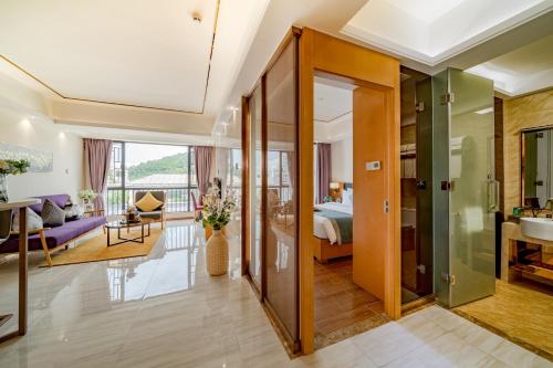Koupelna v ubytování Dingshang Apartment Hotel