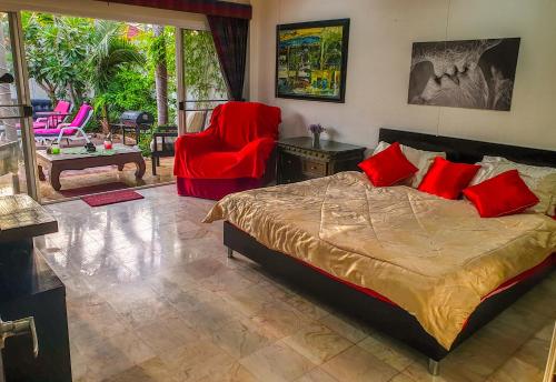Posezení v ubytování Siri Villas Pattaya