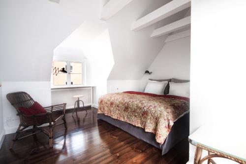 Cama o camas de una habitación en Sankt Annæ 10