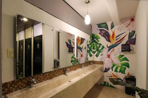 Koupelna v ubytování Hostal Gayser