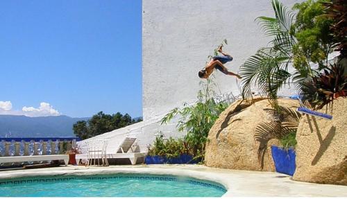 Swimmingpoolen hos eller tæt på Bahía 50's