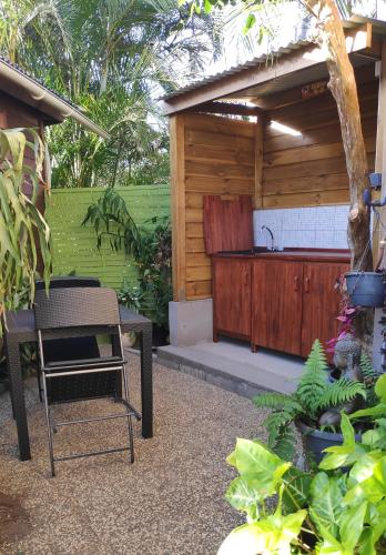 Сад в Chalet BIENVENUE NOUT KAZ