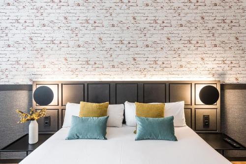 Letto o letti in una camera di BYPILLOW San Mamés