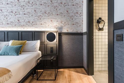 Letto o letti in una camera di BYPILLOW San Mamés