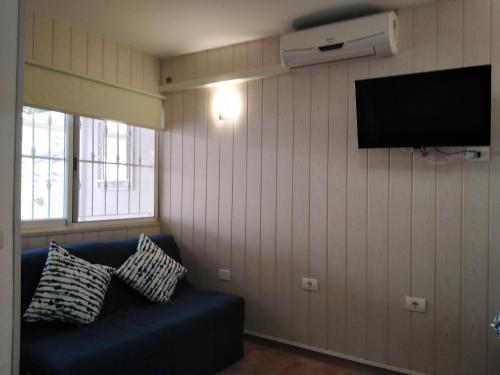 TV a/nebo společenská místnost v ubytování House Lilu - luminoso monolocale
