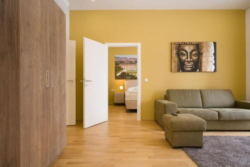Ruang duduk di Vienna Stay Apartments or Rooms 1050