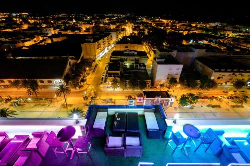Ein allgemeiner Blick auf Sanlúcar de Barrameda oder ein Stadtblick von des Hotels aus