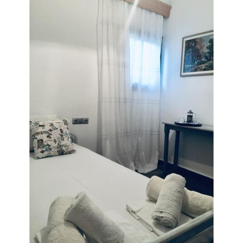 Кровать или кровати в номере Villa Georgia