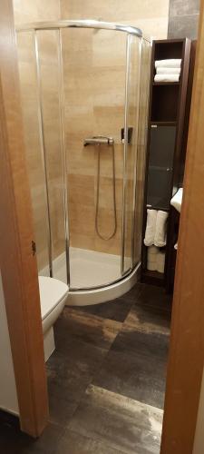Ένα μπάνιο στο Apartamentos Ebro Reinosa