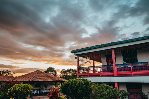 Ein Balkon oder eine Terrasse in der Unterkunft Hotel Arrayanes del Quindío