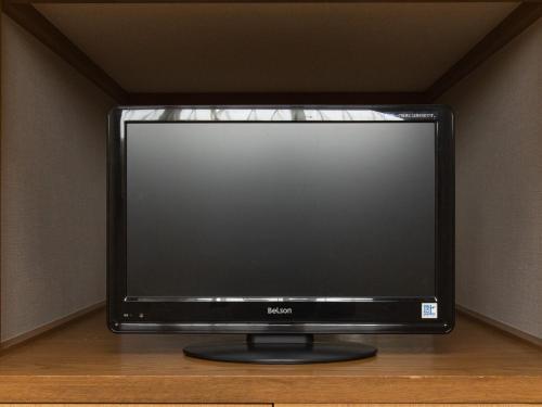 TV a/nebo společenská místnost v ubytování Tabist Business Ryokan Duck Ishinomaki Hebita